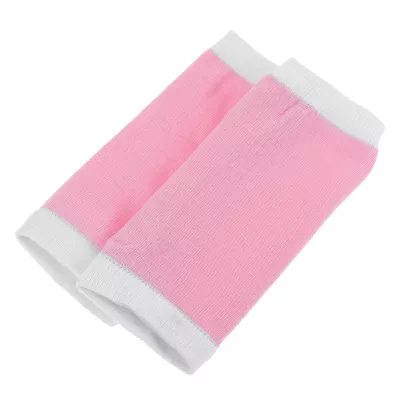 1pair Moisturizing Elbow and Knee Covers Exfoliating Gel Sleeves for Dry Skin Treatment Female Beauty Tool for Cracked Elbows and Knees Hydrating and Breathable Care