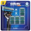 Gillette Proglide Plus Anti Friction Enhanced Comfort Strip Cartridge Blades - 16 Count view 1