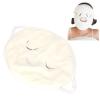 Facial Towel,Soft Reusable Face Skin Care Towel 3 Holes Ear Hanging Hot Compress Face Steamer for Beauty Salon view 1