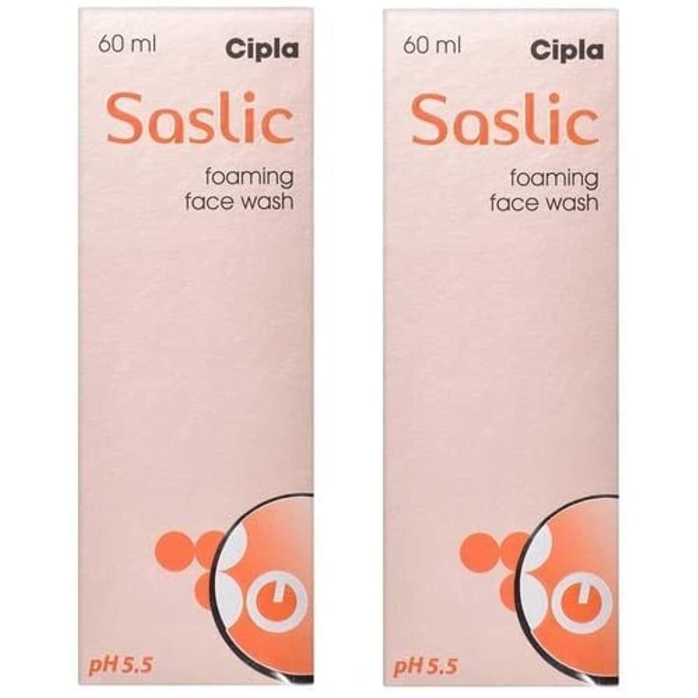 Saslic Foaming Face Wash (60ML) (PACK OF 2)