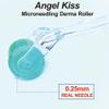 Derma Roller Titanium Real Needle 0.25mm - Angel Kiss 192 Individual Microneedling Roller with Case - Dermal Roller for Face - At Home Facial Skin Roller for Women Men view 2