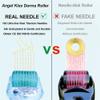 Derma Roller Titanium Real Needle 0.25mm - Angel Kiss 192 Individual Microneedling Roller with Case - Dermal Roller for Face - At Home Facial Skin Roller for Women Men view 3