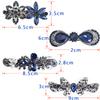 Briskyloom 4 Pack Vintage Butterfly Rhinestones Hair Retro Bow Hair Claw Bronze Hair Barrettes and Hair Styling Accessories for Party Travel Banquet Daily Usage Wedding Dancing view 2