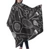 ANGELJUAN Customized Haircut Apron Personalized Barber Cape Hairdressing Aprons,Tomato view 2