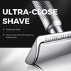 ZOMCHI Double Edge Safety Razor for Men & Women,[New Version 2.0 ] Metal Razor with 10 Double Edge Safety Razor Blades,Single Blade Razor  Noble Silver view 3