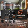 Groomie Crispy AF, Shaving & Grooming Kit for Bald Men - Set Includes BaldiePro Electric Razor, Pre-Shave Oil, Aftershave, Deodorant & Travel Carrying Case - All-in-One Head Shaver Kits for Men view 2