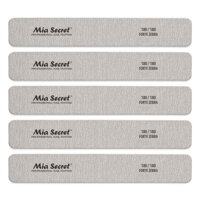 Mia Secret Forte Zebra Jumbo Nail File (Blue Center, 5)