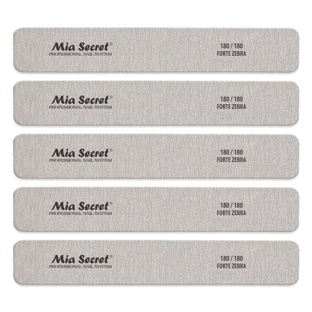 Mia Secret Forte Zebra Jumbo Nail File (Blue Center, 5)
