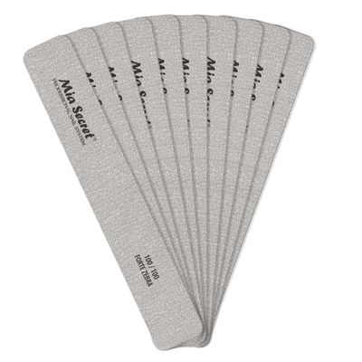 Mia Secret Forte Zebra Jumbo Nail File (Pink Center, 10)