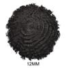 Afro Curly Mens Toupee African American Wig 10x8 All Transparent Lace Hairpiece Replacement Kinky Curly Human Hair System for Black Men Brazilian Remy Hair Unit Peluca para hombre FACE MIRACLE (8x10, #1B Off Black12mm Wave Curl) view 2