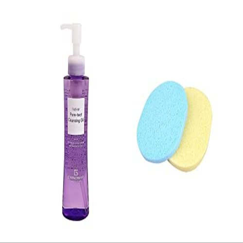 Chinoshioya Nativer Pore-tect Cleansing Oil 150ml + NBR Makeup Sponge 1ea Set K-Beauty K-Skincare Korean Skincare