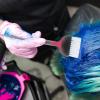Hair Styling Accessories Hair Dye Brush Salon Brush: 4Pcs Tint Highlight Salon Barber Professional Coloring Applicator Black Blending view 4
