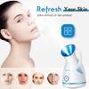 Amconsure Facial Steamer - Nano Ionic Face Steamer Warm Mist Steamer for Home Sauna SPA, Humidifier for Deep Cleaning Unclogs Pores Sinuses(Blue) view 3