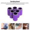 Beaupretty 100pcs Manicure Sanding Bands for Nail Drill Grit Polishing Rings for Nail Art and Salon Use for Smoothing and Shaping Multi Options view 3