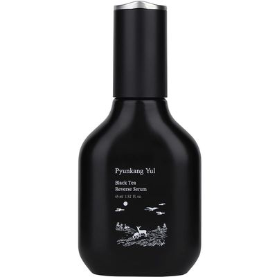 Pyunkang Yul PKY Black Tea Boosting Serum for Anti-aging, Condensed Nutrition for Fine Line Care with Kombucha, Ginseng Fruit Extract, Zero-Irritation, Korean Skincare (1.52 Fl. Oz, 45ml)