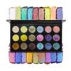 18 color eyeshadow palette,vegan eye shadow with special colors eyeshadow cosmetic Matte duochrome eyeshadow (make up-3black palette) view 1
