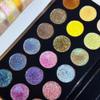 18 color eyeshadow palette,vegan eye shadow with special colors eyeshadow cosmetic Matte duochrome eyeshadow (make up-3black palette) view 4