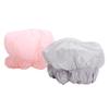4 pcs waterproof shower cap Elastic Sleeping Hat Salon Spa Hair Bonnet Night Sleeping Cap Hair Cap Shower Head Wrap hair shower cap Waterproof Bonnet quick dry Nozzle polyester view 1