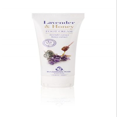 Bulgarian Lavender and Honey Foot Cream with Natural Lavender & Honey Extracts for moisturizing and rejuvenating your feet