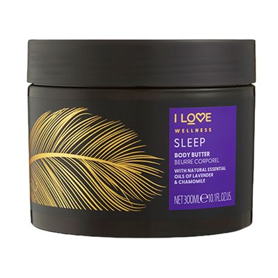 I Love Wellness Sleep Body Butter - Cocoa and Shea Body Butter for Dry Skin - Hydrating Body Butter for Dry Skin - Lavender Fragrance - 10.1 oz