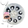 1000 Wispy Premade Fans Eyelash Extensions Mixed Tray 9-16mm C and D Curl 0.07mm and 0.05mm 5D | 7D Promade Fanned Russian Volume KimeyeLashes Extension Supplies Long Stem (Curl C - 0.07-7D) view 1