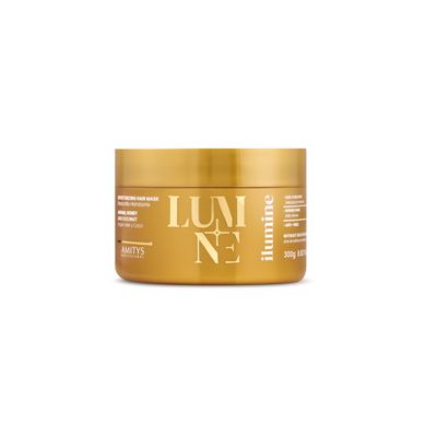 Amitys Professional Ilumine Hair Mask, Deep Hydrating, Coconut Oil, Honey Extract, Clean Shine, Anti-Frizz, Petroluem-Free, Sulfate-Free, Paraben-Free, Vegan, 250 grams