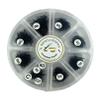 1000 Wispy Premade Fans Eyelash Extensions Mixed Tray 9-16mm C and D Curl 0.07mm and 0.05mm 5D | 7D Promade Fanned Russian Volume KimeyeLashes Extension Supplies Long Stem (Curl C - 0.07-5D) view 1