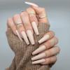 Press On Nails, False Nails, Glue on Nails, Manicure (Nude) view 2