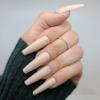 Press On Nails, False Nails, Glue on Nails, Manicure (Nude) view 3