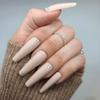 Press On Nails, False Nails, Glue on Nails, Manicure (Nude) view 4