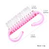 10 Pcs Handle Grip Nail Brush, Fingernail Scrub Cleaning Brushes for Toes and Nails Cleaner, Random Color Nail Art Manicure Pedicure Soft Remove Dust Plastic Cleaning Nail Brushes File Tools Set view 2