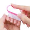 10 Pcs Handle Grip Nail Brush, Fingernail Scrub Cleaning Brushes for Toes and Nails Cleaner, Random Color Nail Art Manicure Pedicure Soft Remove Dust Plastic Cleaning Nail Brushes File Tools Set view 3