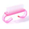 10 Pcs Handle Grip Nail Brush, Fingernail Scrub Cleaning Brushes for Toes and Nails Cleaner, Random Color Nail Art Manicure Pedicure Soft Remove Dust Plastic Cleaning Nail Brushes File Tools Set view 4