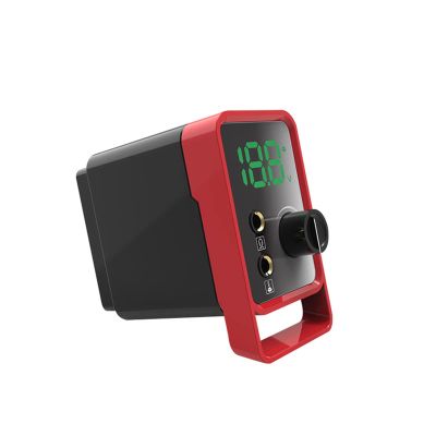 2.5A Tattoo Power Supply Digital LCD Screen Tattoo Machine Power Supplies With Mirror Surface For Tattoo Rotary Machines Kit Supplies,Red