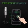 2.5A Tattoo Power Supply Digital LCD Screen Tattoo Machine Power Supplies With Mirror Surface For Tattoo Rotary Machines Kit Supplies,Black view 3