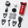 Dongng Head Shaver for Men 5 in 1 Cordless Men's Electric Shavers Rechargeable Wet & Dry Rotary Shaver Waterproof Nose Beard Trimmer Hair Clipper Grooming Kit (Red) view 4