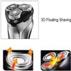 Dongng Electric Razor for Men, Men's Rotary Shavers Wet & Dry with Pop-up Trimmer, LED Display, Fast Charge, Waterproof Men Electric Razor (Sliver) view 3