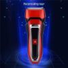 Dongng Electric Razor for Men, Rechargeable, Men Professional Rechargeable Men's Shaver Waterproof Double Blade Reciprocating Binocular Electric Shaver (Red) view 3
