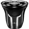 Dongng Electric Shavers for Men, Mens Electric Razor, Dry Wet Waterproof Man Rotary Facial Shaver Face Shaver Cordless Travel USB Rechargeable with Beard Trimmer (Black)