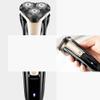 Dongng Mens Electric Razor for Men Electric Face Shavers Rechargeable Shaving Men's Razors Waterproof Wet Dry Rotary Shavers (Black) view 4