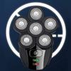 Dongng Electric Razor for Men Wet and Dry Bald Head 4D Floating Shaver 5 in 1 Grooming Kit Mens Electric Shaver Cordless Rechargeable Head Shavers for Bald Men (Black) view 3