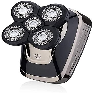 Dongng Mens 5-in-1 Electric Shaver & Grooming Kit: Five-Headed Beard, Hair Razor, Cordless and Rechargeable Ideal Gift