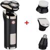 Dongng Shavers for Men Electric Razor Nose Beard Trimmer Hair Clipper Shaving Kit Rotary Shaver Cordless USB Rechargeable Facial Grooming Kit Waterproof Portable view 2