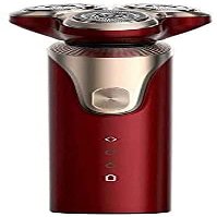 Dongng Shaver for Men, for Shaving Wet Dry Waterproof with Trimmer USB Rechargeable,Electric Shavers Men Electric Shaver 3 Head Wet and Dry Shaver Intelligent USB Rechargeable Waterproof (Red)