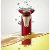 Dongng Shaver for Men, for Shaving Wet Dry Waterproof with Trimmer USB Rechargeable,Electric Shavers Men Electric Shaver 3 Head Wet and Dry Shaver Intelligent USB Rechargeable Waterproof (Red) view 3