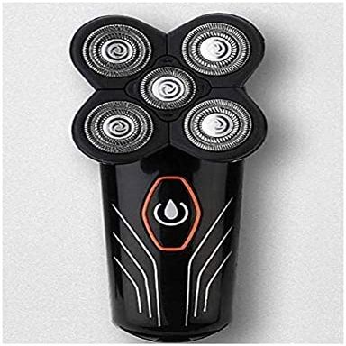 Dongng Electric Shaver for Men, Rotary Electric Men's Razors Rechargeable Close Shaver,Haircut Rechargeable Bald Razor Men Electric Shaver Hair Beard Trimmer Shaving Machine (Black)