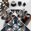 Dongng Electric Shaver for Men, 5 in 1 Head Shavers for Bald Men Electric Rotary Razor Beard Trimmer Grooming Kit, USB Faster-Charging LED Display (Black) view 4