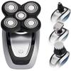 Dongng Mens 4-in-1 Electric Head Shaver for Men - Head Shaver for Men - Anti-Pinch - Ergonomic Design - Cordless and Rechargeable with Nose Trimmer Facial Cleaning Brush (Black) view 2