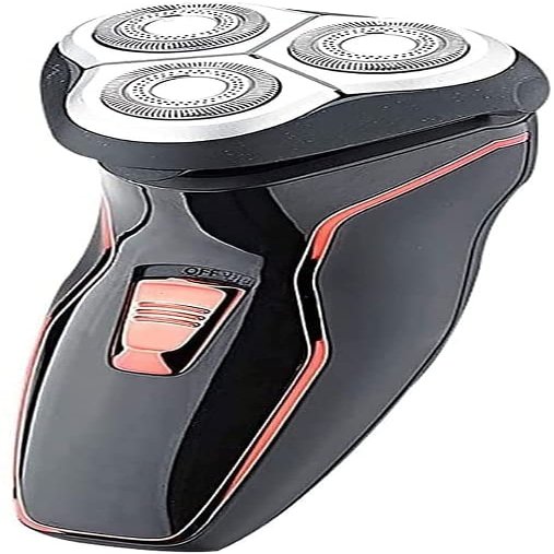 Dongng Electric Razor for Men with Pop-up Sideburns Trimmer Ipx6 Waterproof Electric Shaver Rechargeable Cordless Rotary Shavers (Black)
