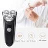 Dongng Electric Shaver Rotary Razor Men Beard Trimmer Pop-up Trimmer Wet Dry Shaver Waterproof with Pop-Up Trimmer Rechargeable Electric Shaver Best Gift for Men (Black) view 2